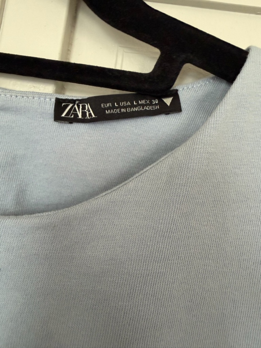 ZARA Light Blue Sleeveless Romper – Size Large - Picture 4 of 5